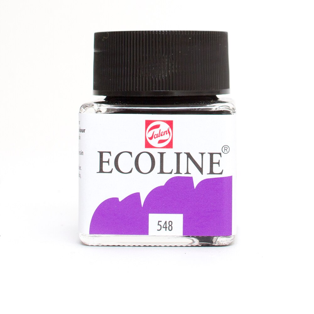 Ecoline, Liquid, Watercolor, 30ml, Jar, Blue Violet